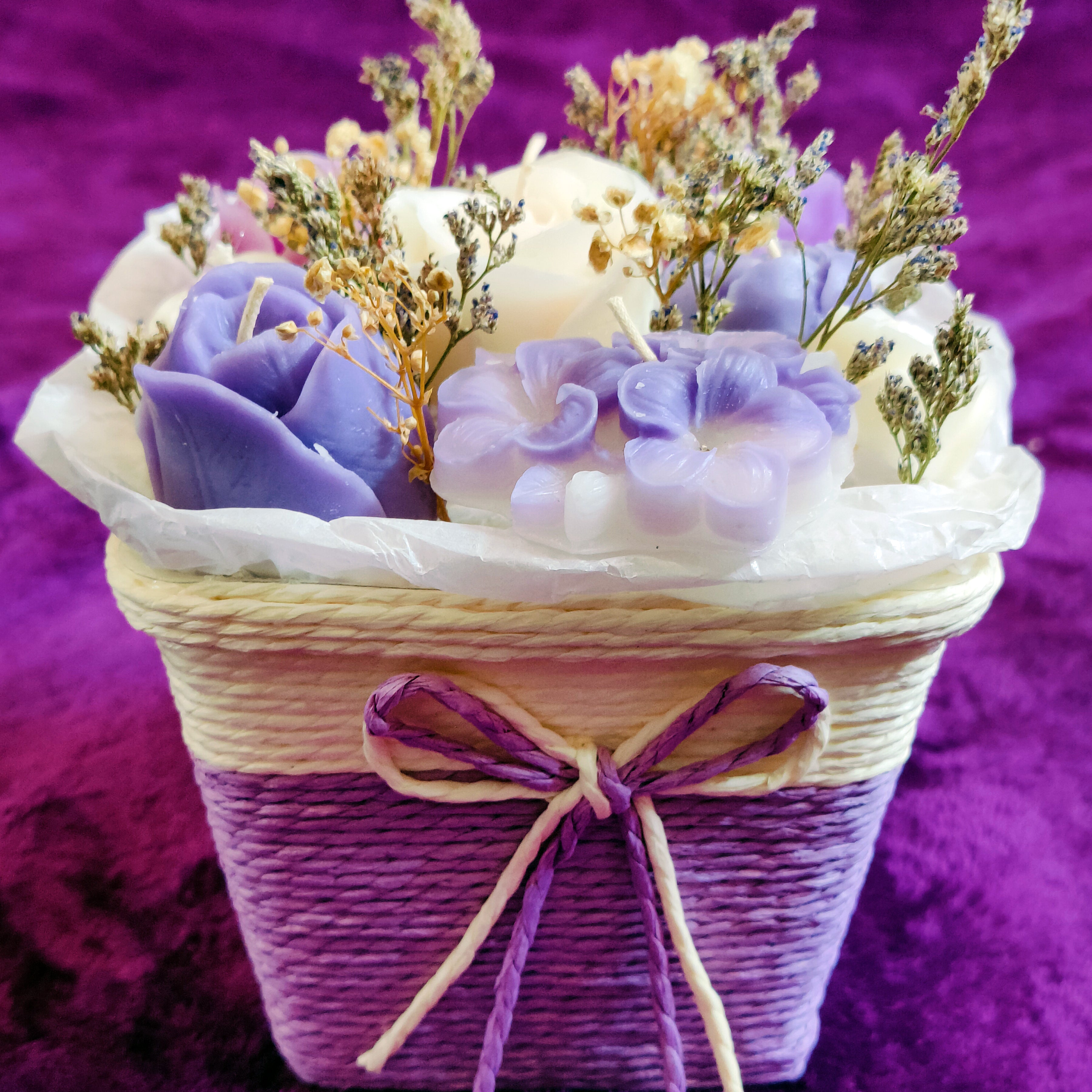 Woven Basket Bouquet